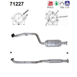 Katalizator benzynowy MERCEDES SLK200 2.0i 16v (R170) 9/96-3/00