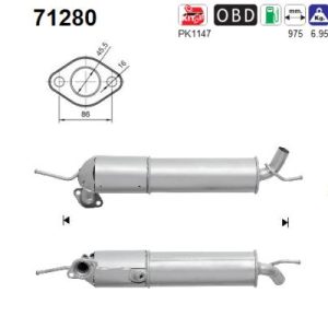 Katalizator benzynowy Smart Fortwo 1.0i 01/07'-