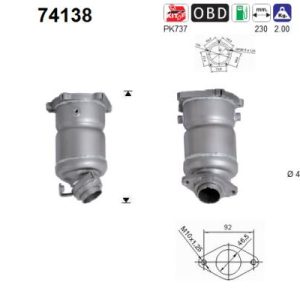 Katalizator benzynowy Nissan Micra 1.0/1.3/1.4, ...