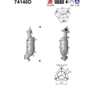 Katalizator Diesel NISSAN NAVARA 2.5dCi (D40) 10/06-1/10