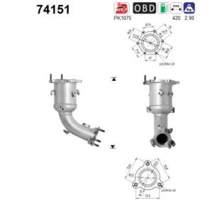 Katalizator benzynowy Nissan Murano 3.5i V6 24V 02/05'-06/08'