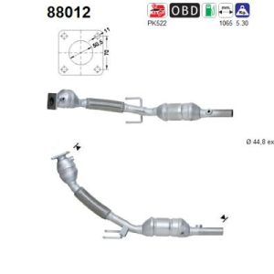 Katalizator benzynowy Skoda Fabia 1.0/1.4, 8v, 0...