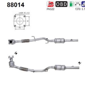 Katalizator benzynowy SEAT CORDOBA 1.4i 16v Manual (BKY) 11/04-12/07