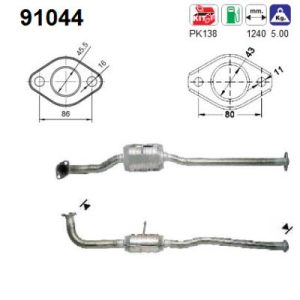 Katalizator benzynowy SUZUKI SWIFT 1.3i 01.95-11.00