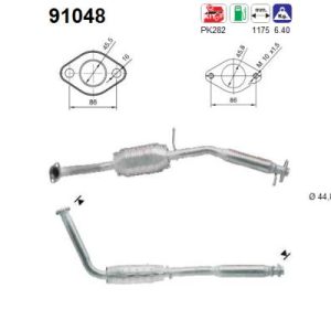 Katalizator benzynowy SUZUKI JIMNY 1.3i 16v (non OBD) 10/98-12/00