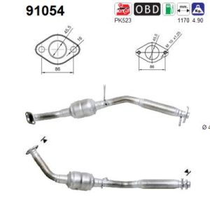 Katalizator benzynowy SUZUKI JIMNY 1.3i 16v (G13BB eng; OBD) 1/01-4/06