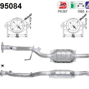 Katalizator benzynowy Toyota Avensis 1.6i 16v 10/9708/00
