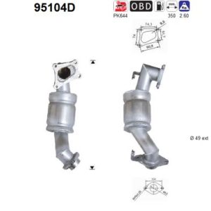 Katalizator Diesel Toyota Yaris/Verso 1.4 TD...
