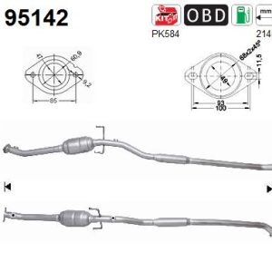 Katalizator benzynowy Toyota RAV4 1.8 00'-05'