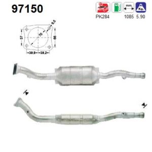 Katalizator benzynowy VOLVO 850 2.0i 20v Estate (OBD) 1/96-6/97
