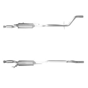 Filtr DPF z katalizatorem CITROEN C5 2.2HDi Mk.3 (4HL (DW12C)) 7/10- (Euro 5 Cat/DPF)