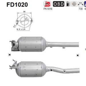 Filtr DPF Renault Scenic, Megane, Grand Scenic 1.9dCi 05'-09' Euro 4
