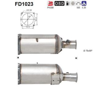 Filtr DPF Citroen C4 Picasso/Grand Picasso 2.0 HDi 06'->