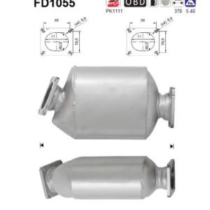 Filtr DPF BMW 520d/X3 2.0 TD 04'-09'