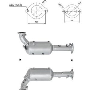 Filtr DPF NISSAN NAVARA 2.5dCi (D40) 10/06-1/10 (Euro 4 DPF)