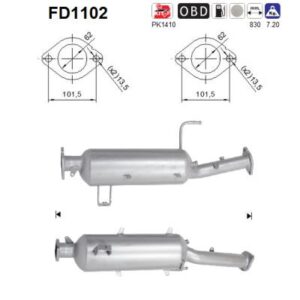 Filtr DPF MITSUBISHI MONTERO 3.2TD DID