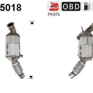 Filtr DPF z katalizatorem BMW 116d/118d/318d 2.0TD 07'-10'