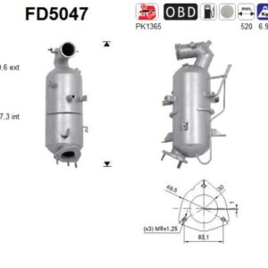 Filtr DPF CHEVROLET ORLANDO 2.0TD 163CV 08/10'->12/15'