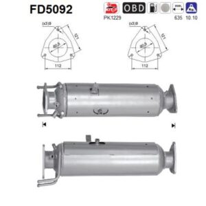 Filtr DPF IVECO DAILY 29 2.3TD 9/11'->2/14'