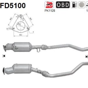 Filtr DPF SEAT EXEO 2.0TDi 16V 170CV 12/08'->