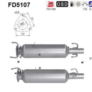 Filtr DPF CITROEN JUMPER 3.0TD HDI 10/11'->