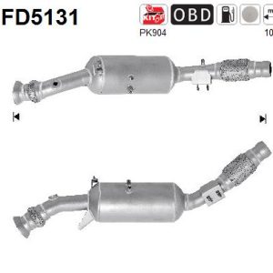 Filtr DPF z katalizatorem Mercedes SPRINTER 2.1TD CDI DPF