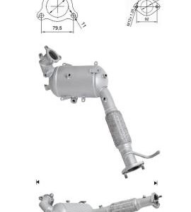 Filtr DPF MITSUBISHI OUTLANDER 2.2TD DID 07/12'->3/15'