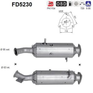 Filtr DPF IVECO DAILY 35 2.3TD 03/14'->