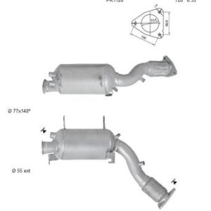 Filtr DPF VW TOUAREG 2.5TDi (BPD; BPE) 01/06'-05/10'