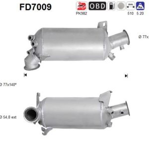 Filtr DPF VW TRANSPORTER 1.9TDi (BRR) 1/06-11/09 (Euro 4 DPF)